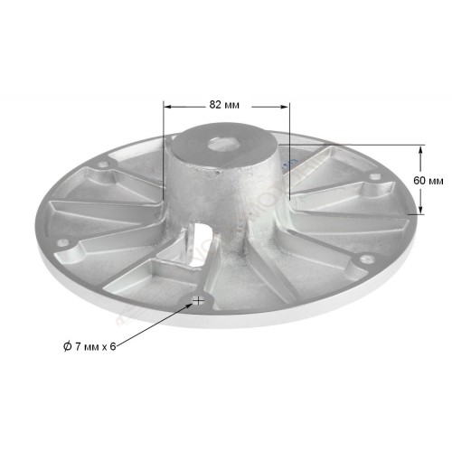 Основание D229 мм врезное для стоек Taper-Lock (3600002A)
