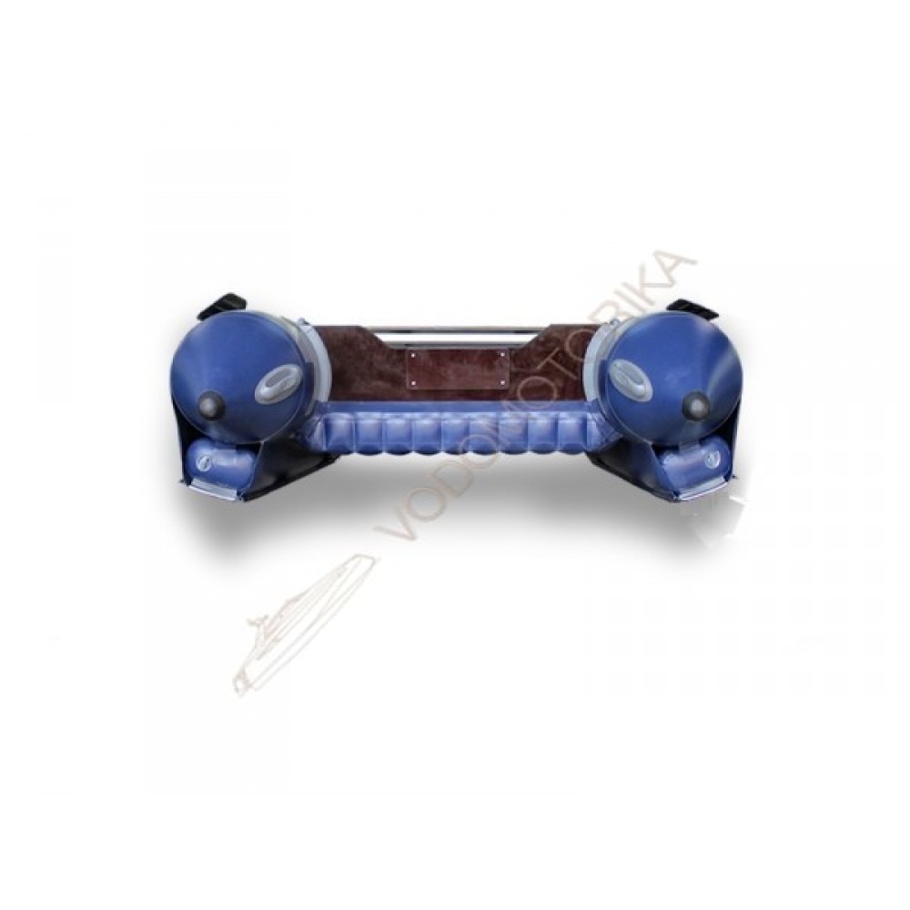 Надувной катамаран Флагман 420К (пиксельный камуфляж)