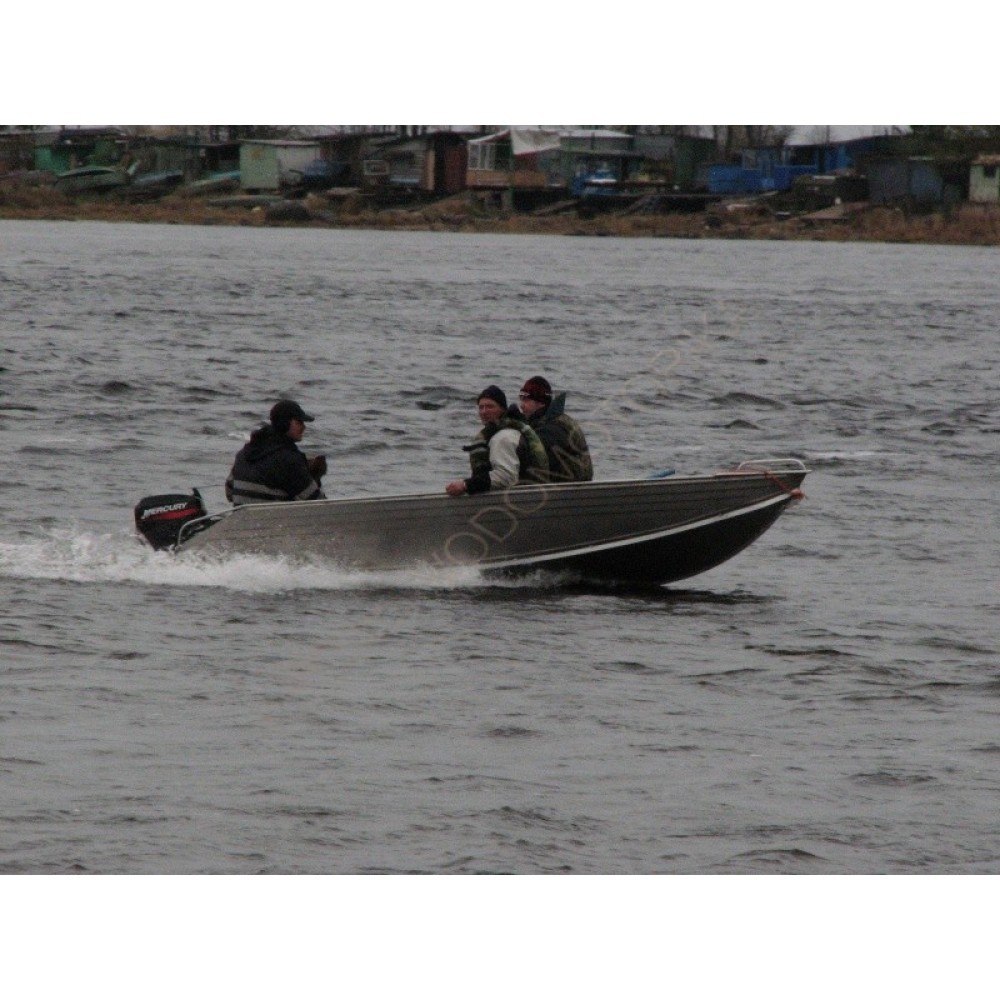 Алюминиевая моторно-гребная лодка СПЭВ Блик 40