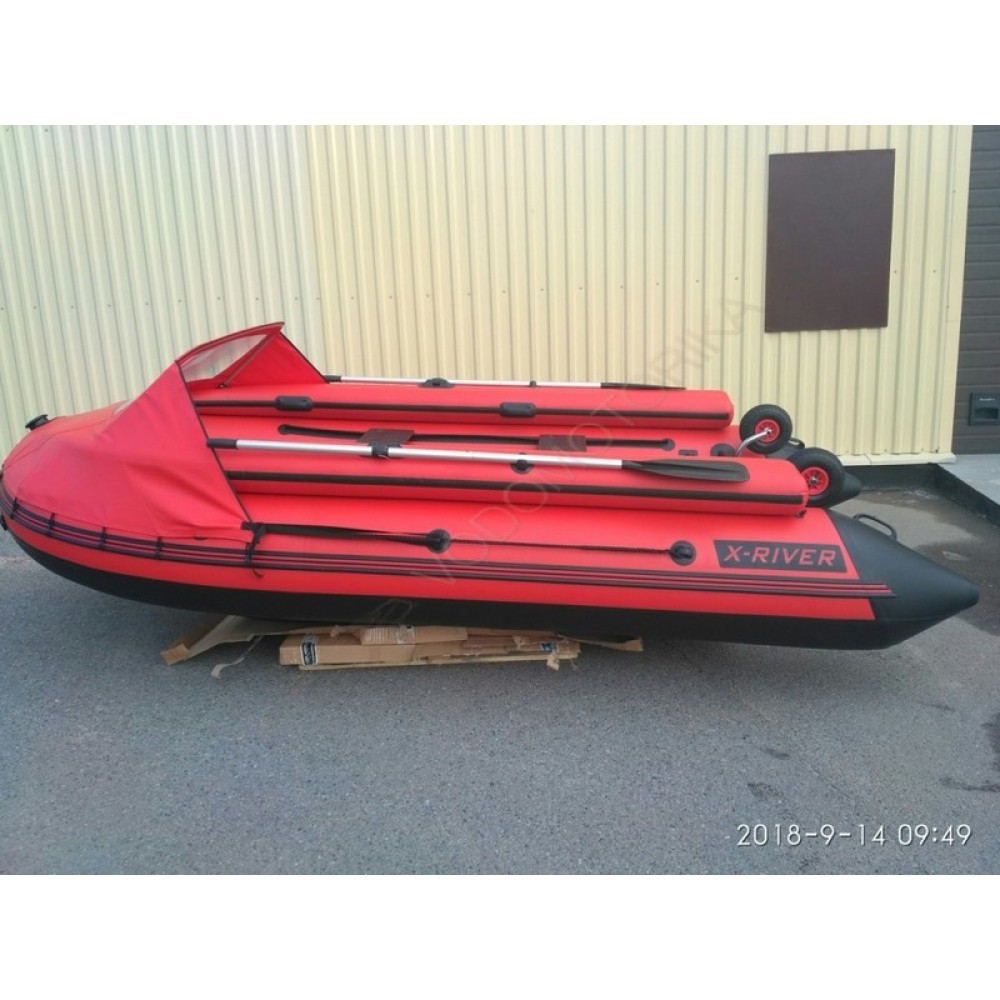 Надувная лодка X-River GRACE 340 НДНД с фальшбортом + тент