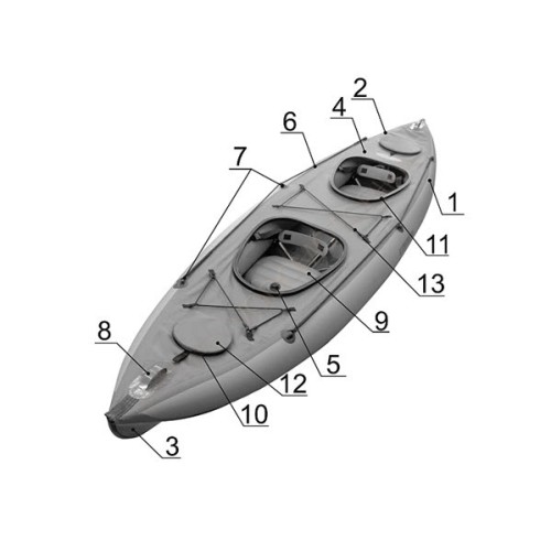 Байдарка Stream Хатанга Travel 3