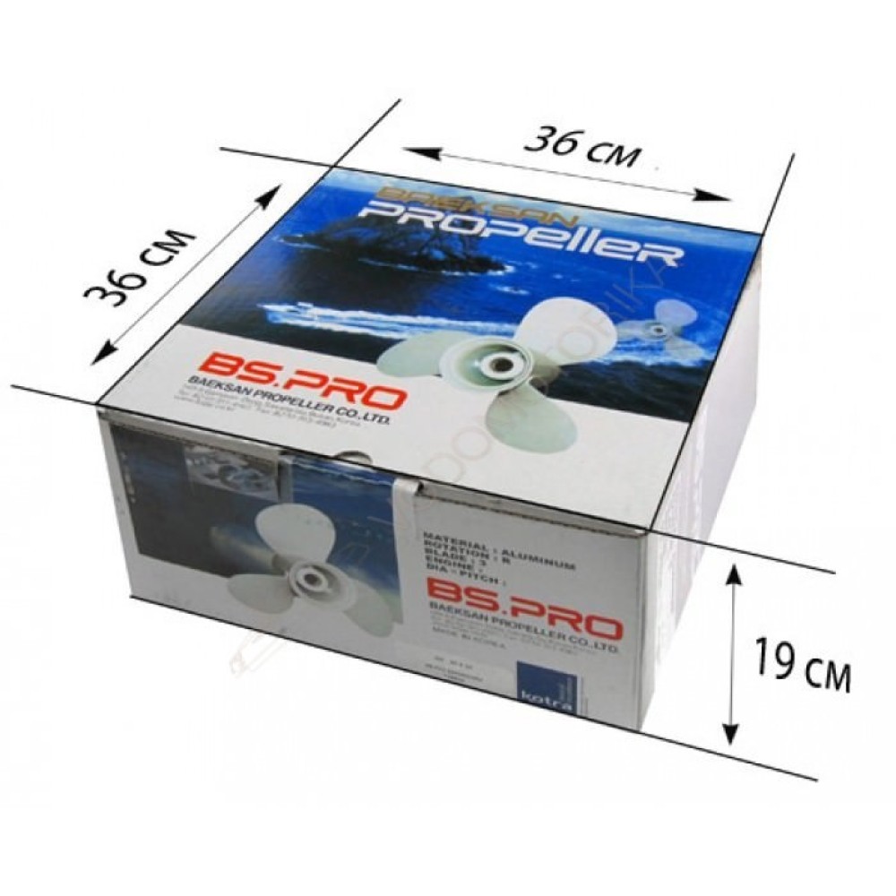 Винт гребной Johnson 45-140;3x14x17 BaekSan