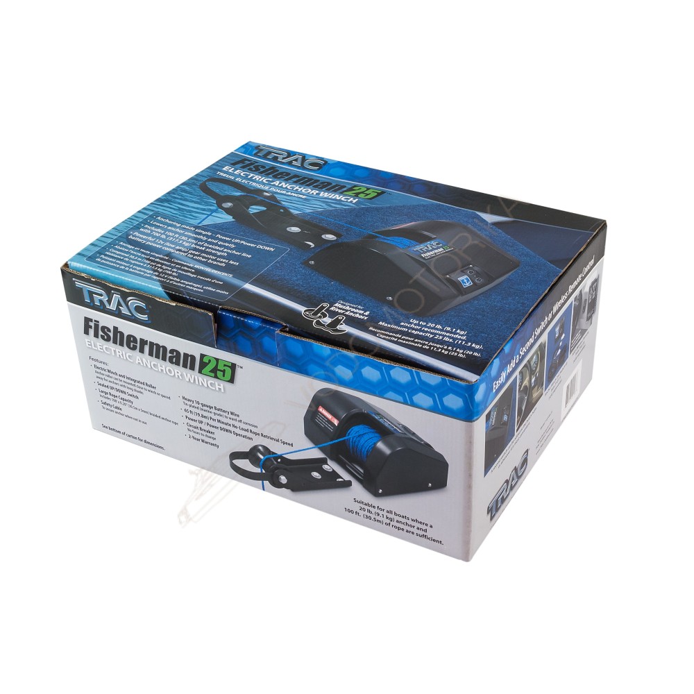 Лебедка якорная TRAC Fisherman 25