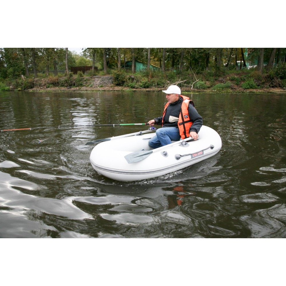 Лодка Мнев и К TUZ-240 (серый) натяжное днище