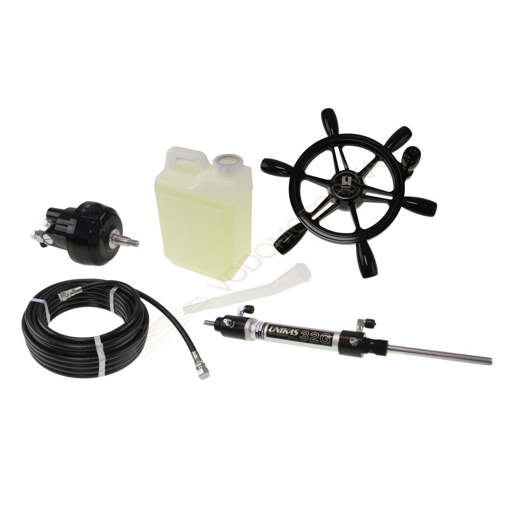 Гидравлическая система рулевого управления до 250 л.с. с штурвалом Unikas