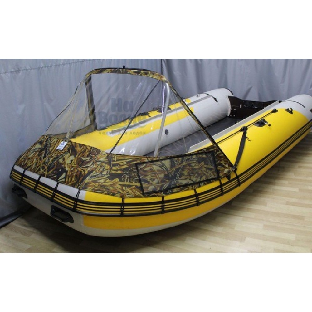 Тент-КОМБИ для лодки ПВХ 450-500