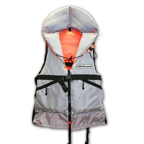 Спасательный жилет LIFEGUARD STANDARD XXXL (серый/оранжевый)