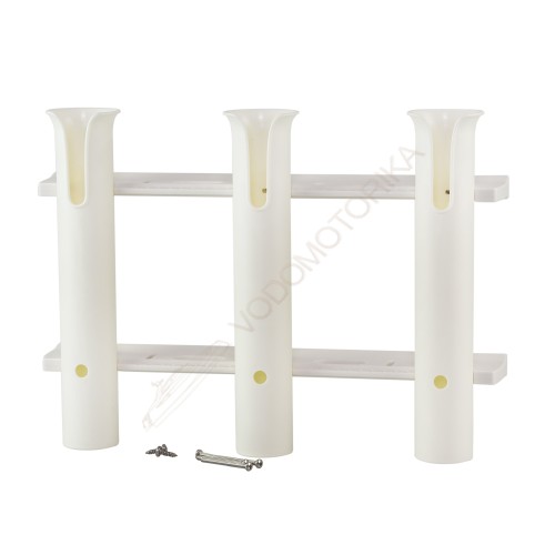 Подставка под удочку 3 стакана, белая CFRS701P3W