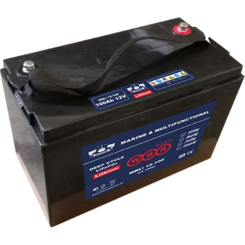 Литий-железо фосфатный аккумулятор WBR Marine MBLi 12-100