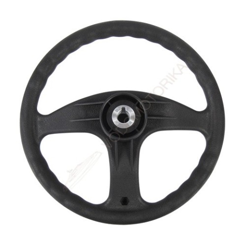 Рулевое колесо E.Chance, обод и спицы черные д. 330 мм