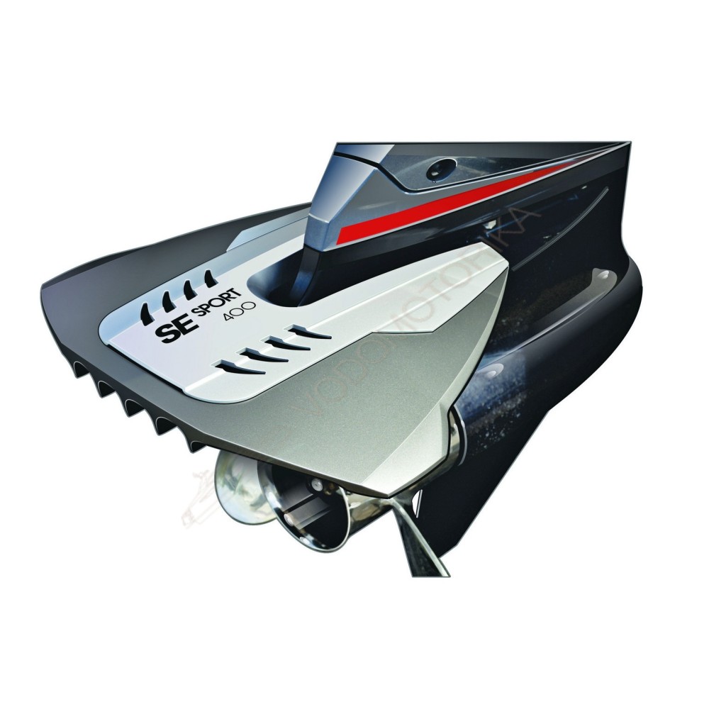 Гидрокрыло для подвесного лодочного мотора до 300 л.с. черное, установка без сверления антикавитационной плиты