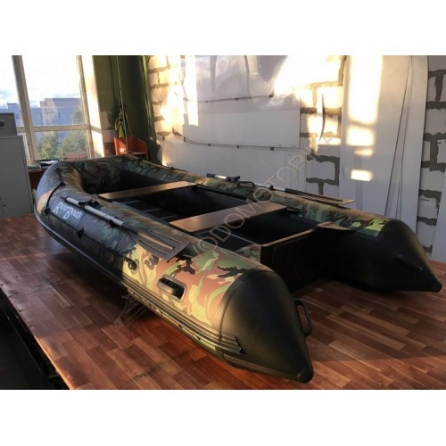 Лодка RiverBoats RB-370 ( камуфляж ) пол 12 мм