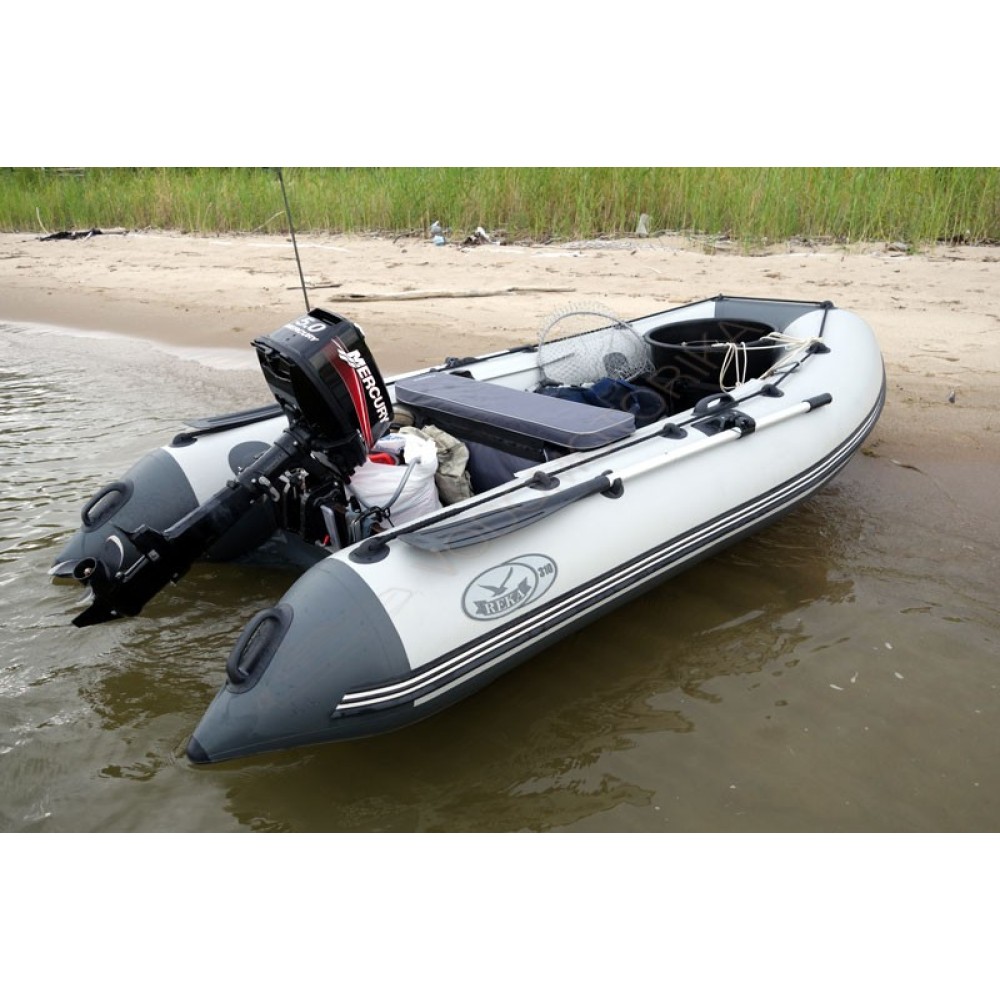Лодка Reka R310 VIP (привал+лыжи+дублирование+рифленка)