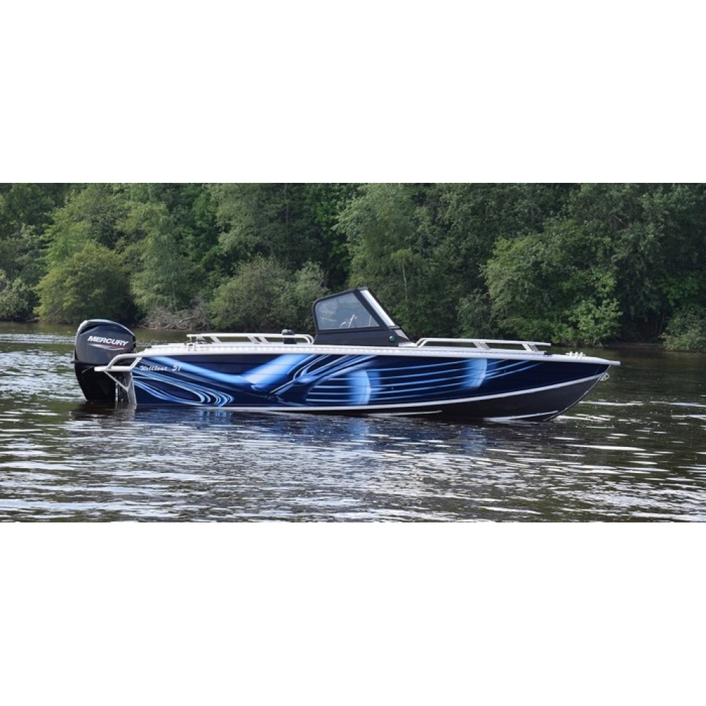 Алюминиевая лодка Wellboat 51