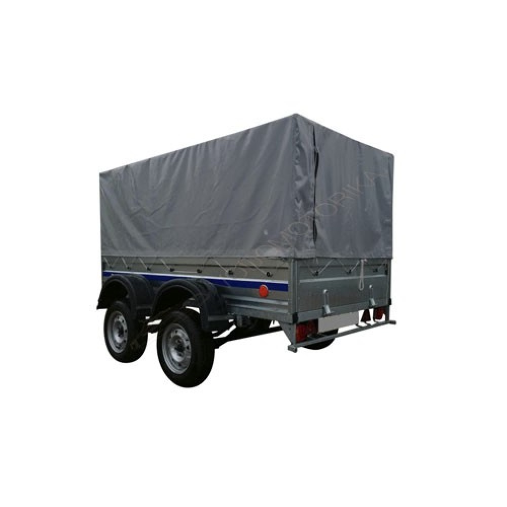 Прицеп Фаворит В 7135 2.56х1.3 высокий тент 0.8 м ( двухосный )