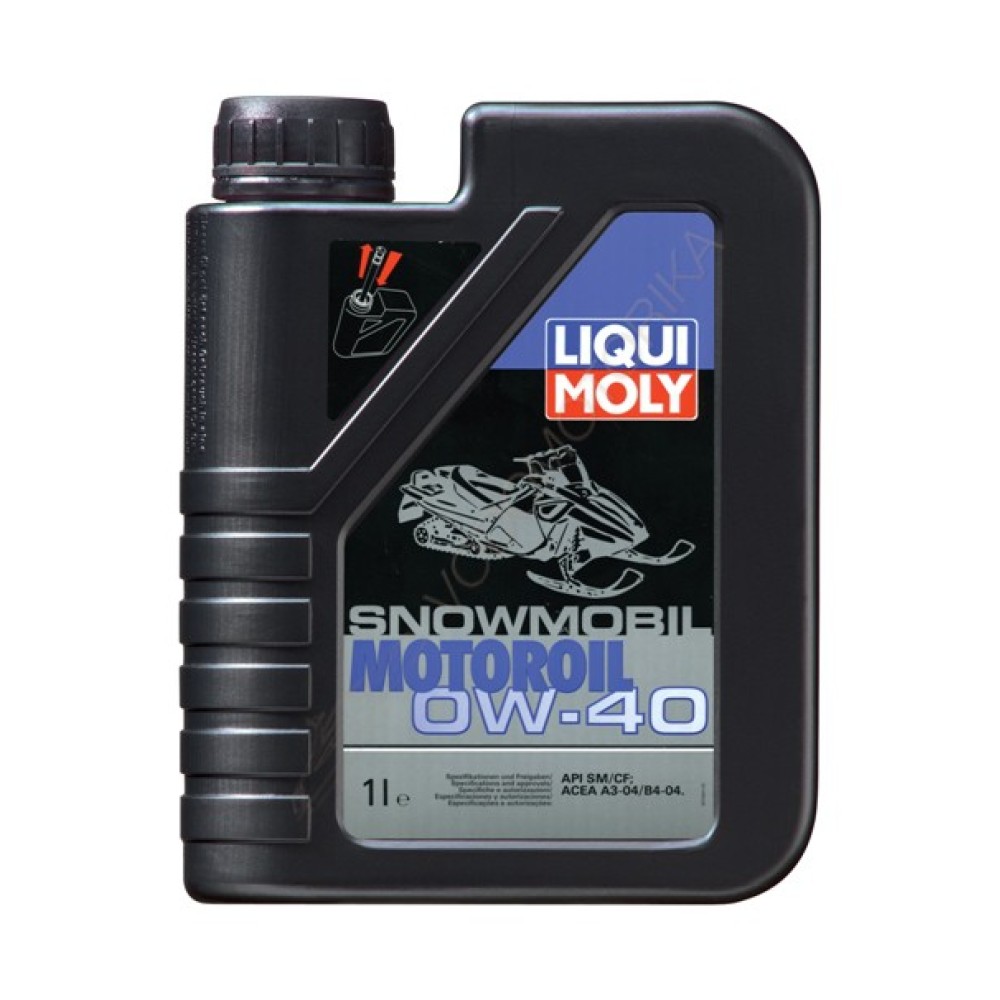 Синтетическое моторное масло для снегоходов Snowmobil Motoroil 10W-40