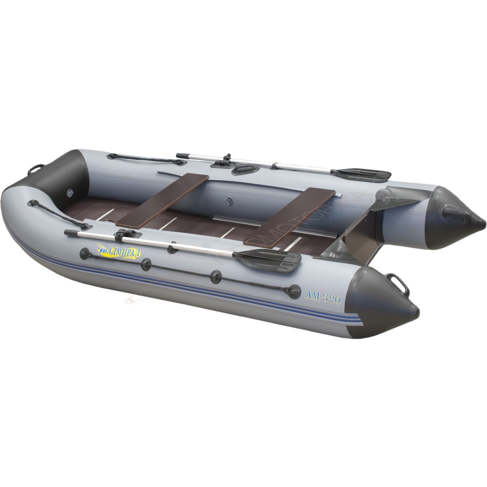 Лодка надувная Адмирал 320 Classic Lux светло - черный