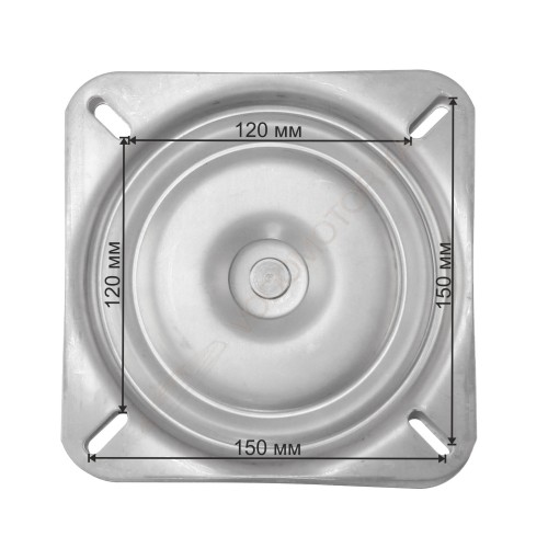 Основание под сиденье, вращающееся, нержавеющее