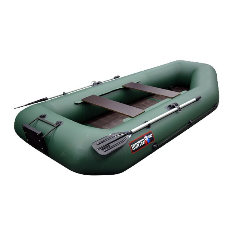 Гребная лодка Хантер 280 New фанерный пол