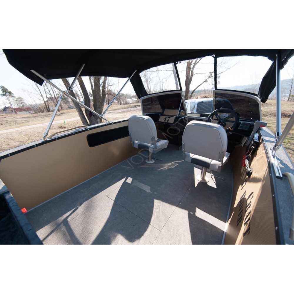 Алюминиевая моторно-гребная лодка RIVERCRAFT RC 47 Touring