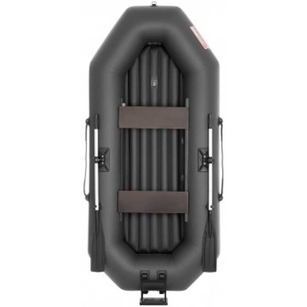 Лодка Тонар Шкипер А280НТ надувное дно, навесной транец (серый)
