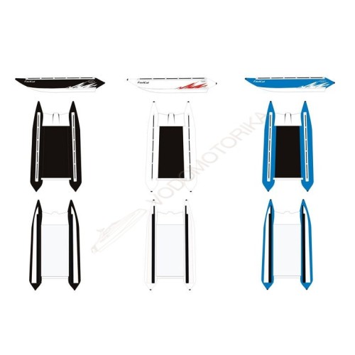 Надувной катамаран Badger FC 410 Black&White