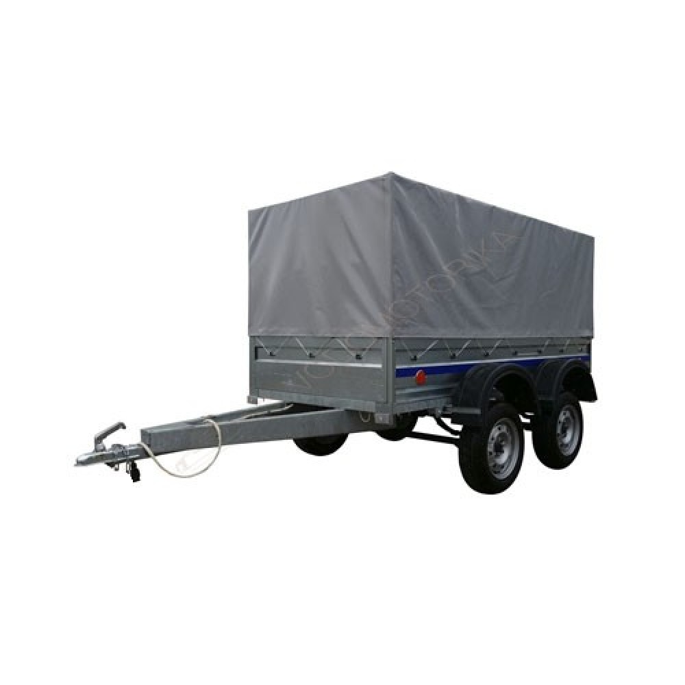 Прицеп Фаворит В 7135 2.56х1.3 высокий тент 1.1 м ( двухосный )