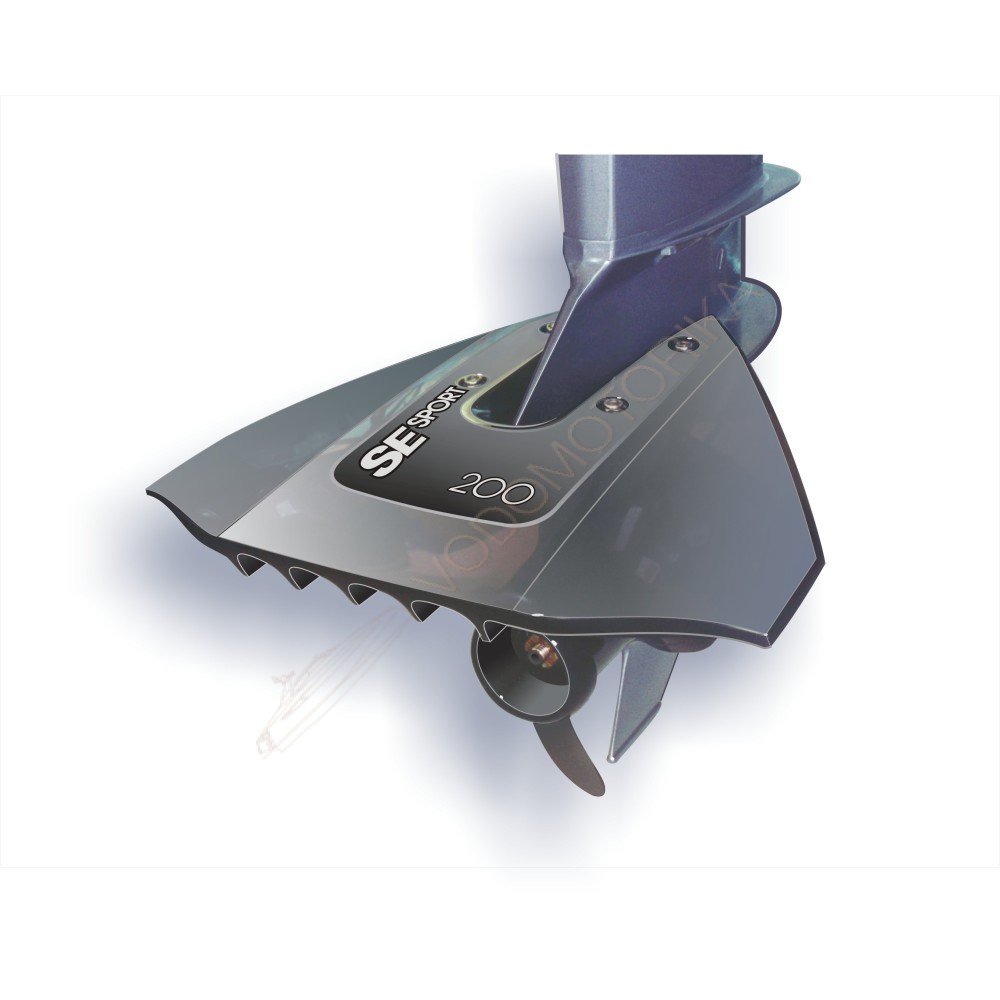 Гидрокрыло для подвесного лодочного мотора до 60 л.с. серое