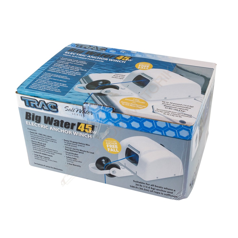 Лебедка якорная TRAC Big Water 45SW