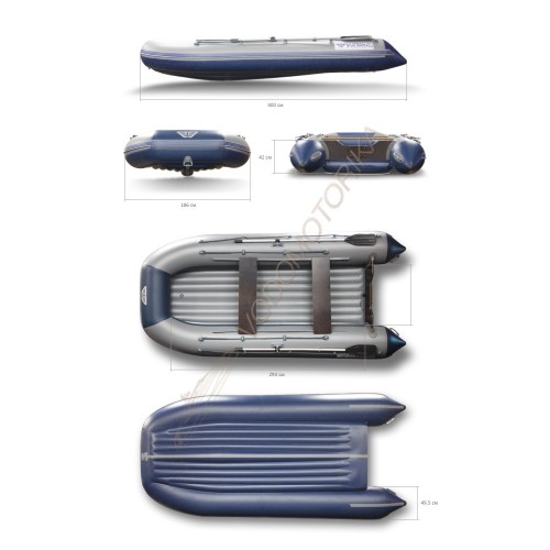 Надувная лодка Флагман 400 U (пиксельный камуфляж)