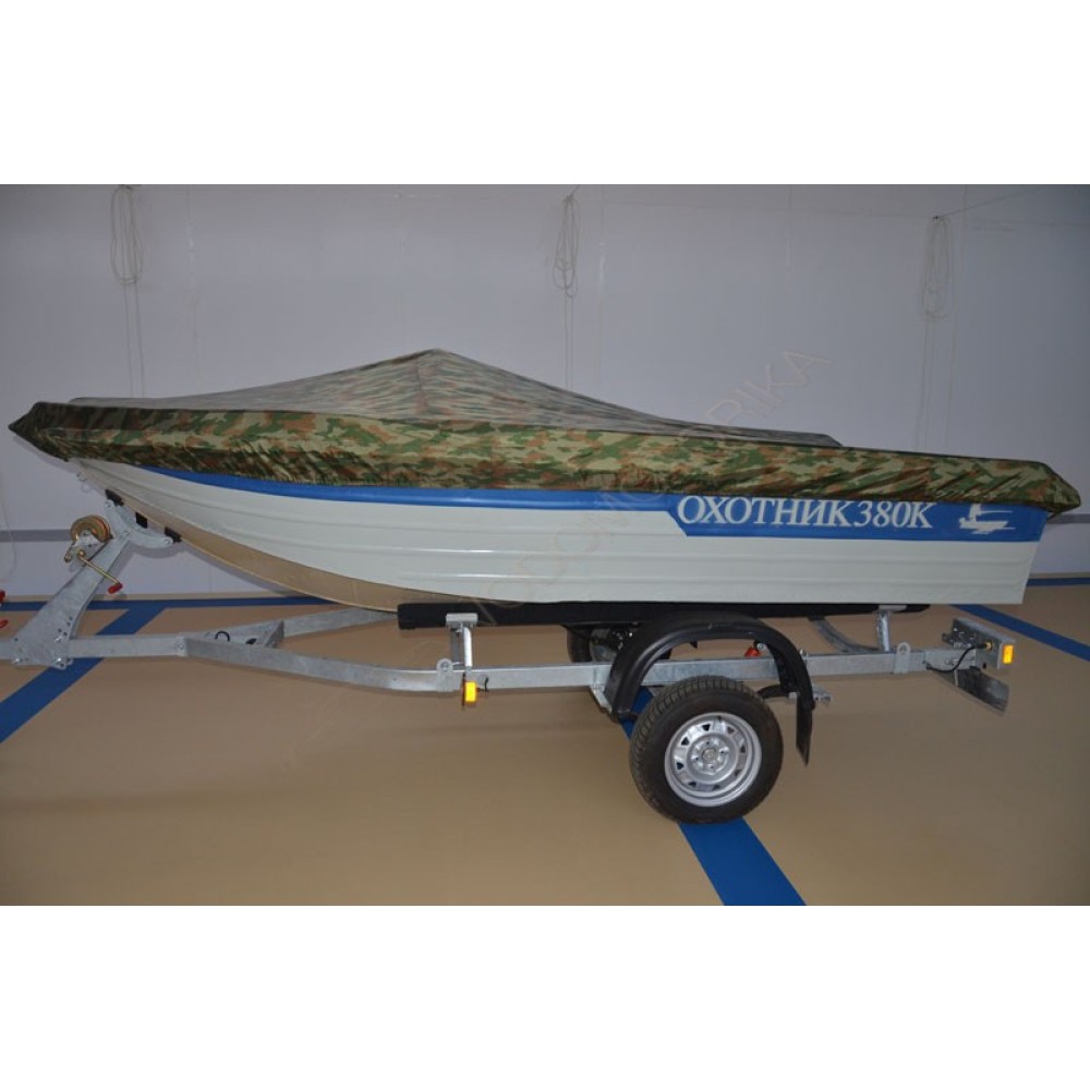 Алюминиевая моторно-гребная лодка Охотник 380К