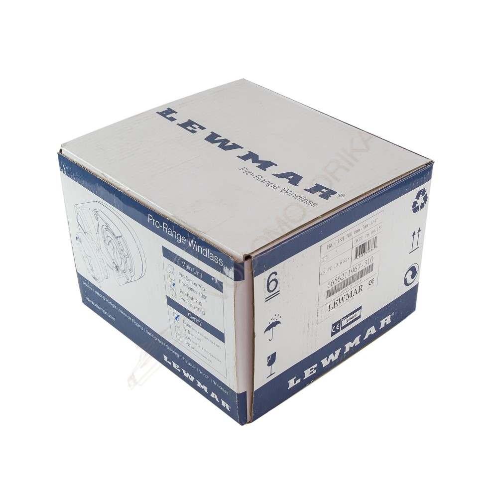 Лебедка якорная Lewmar Pro Fish 700FF, 12В 500Вт