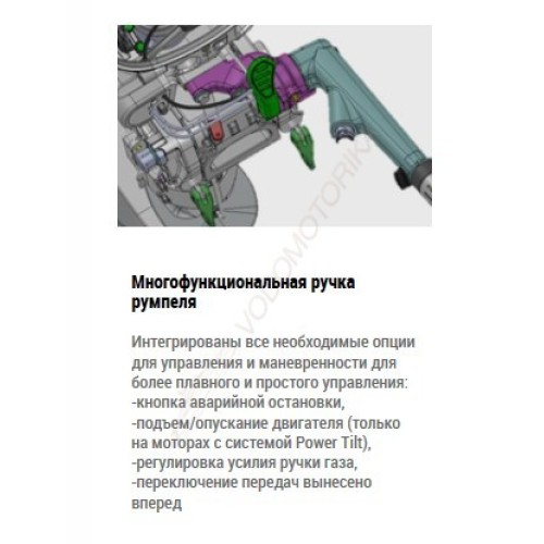 Лодочный мотор Tohatsu MFS9.9E S 9.9 л.с. четырехтактный