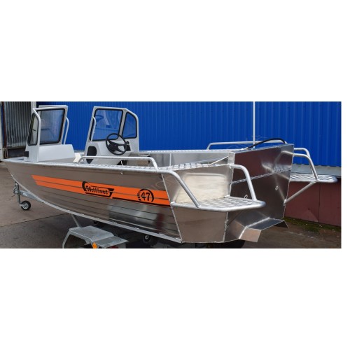 Алюминиевая лодка Wellboat 47 МDC