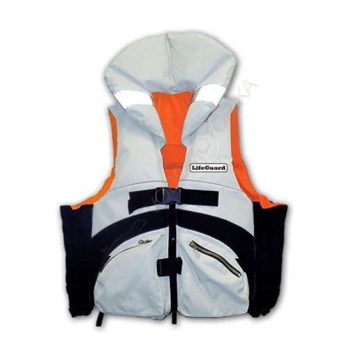 Спасательный жилет LIFEGUARD PREMIUM M (серый/оранжевый)
