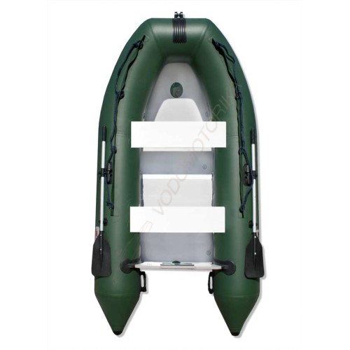 Лодка надувная Jet Force 380 SD Plywood ( зеленый )