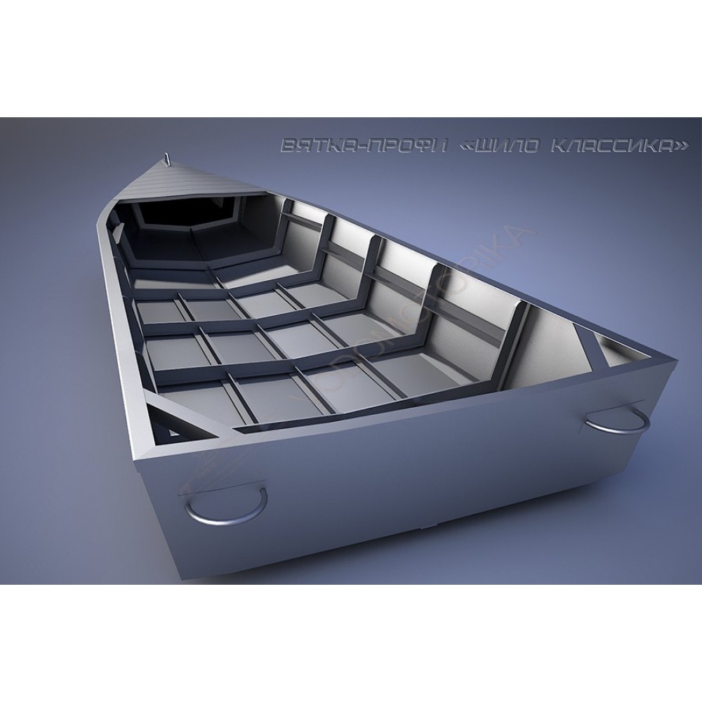 Алюминиевая лодка WYATBOAT Вятка (шило)