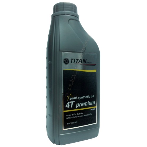 Моторное масло для 4-х тактных двигателей TITAN 4T premium SAE 10W-40 (aqua)