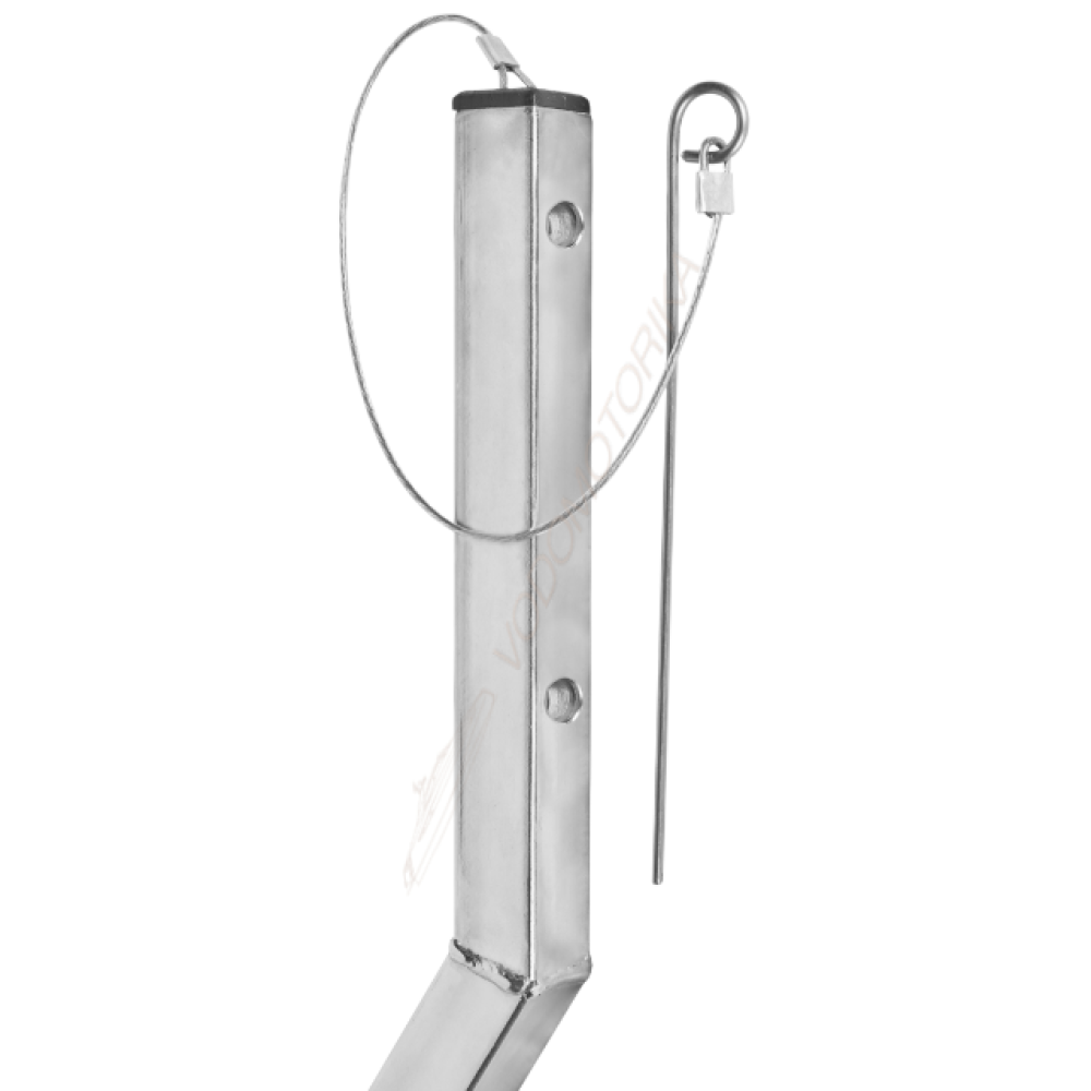 Колеса транцевые Горизонт Эконом U-260 (оцинковка, съемные, усиленные)