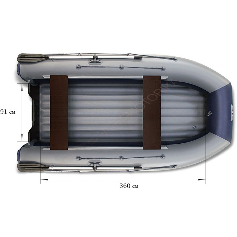 Двухкорпусная надувная лодка Флагман DK 420