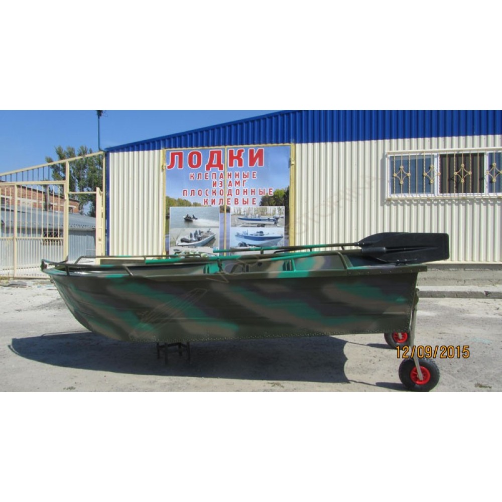Алюминиевая моторно-гребная лодка Охотник 320