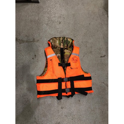 Двухсторонний спасательный жилет Капитан 80 кг ГОСТ