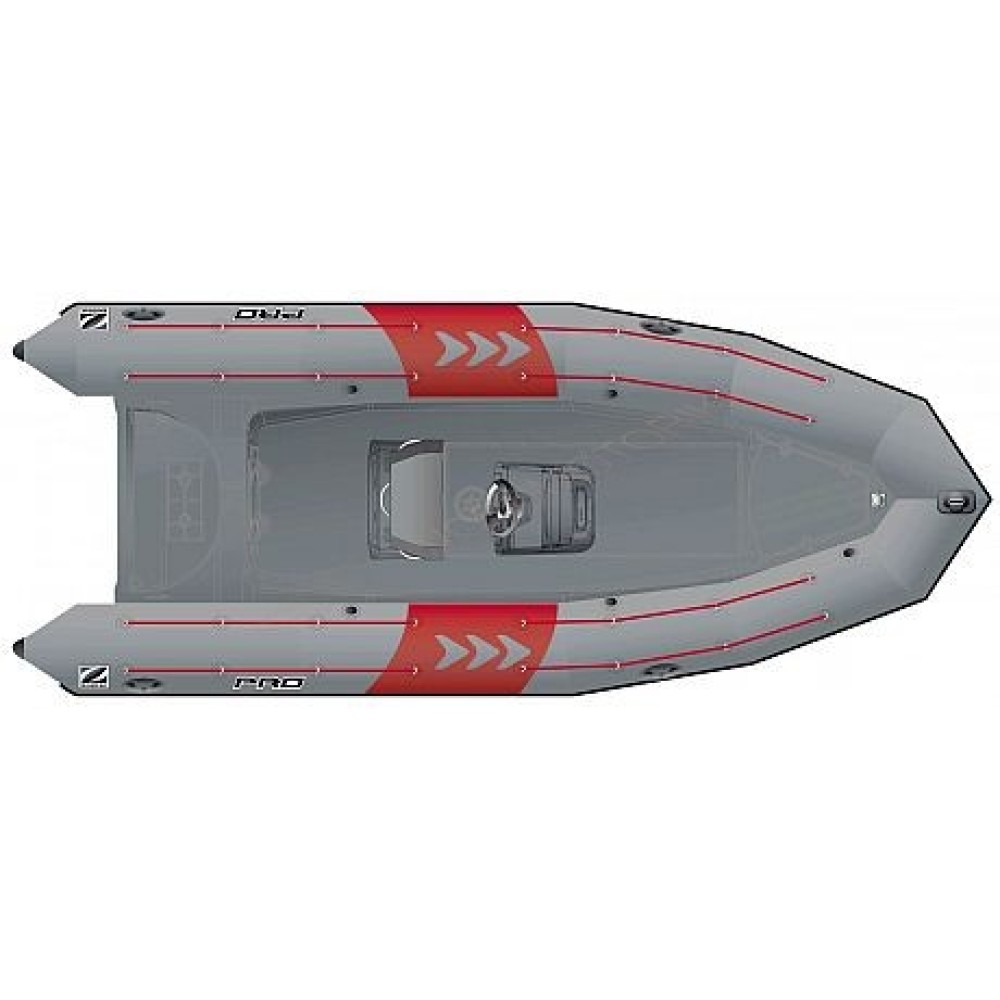 Лодка надувная ZODIAC PRO 650 NEO хайпалон-неопрен ( серая )