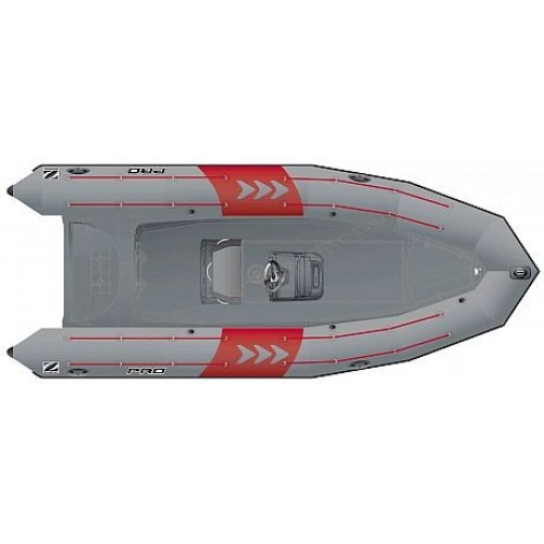 Лодка надувная ZODIAC PRO 650 NEO хайпалон-неопрен ( серая )