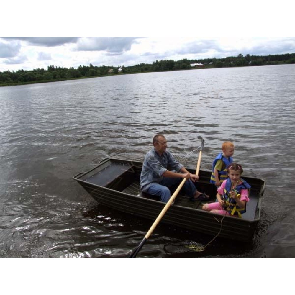 Алюминиевая моторно-гребная лодка RusBoat 27