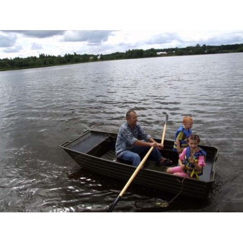 Алюминиевая моторно-гребная лодка RusBoat 27