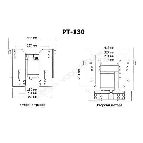 Подъёмник мотора гидравлический 50-130 л.с. (Tilt And Trim)