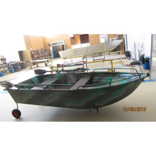Алюминиевая моторно-гребная лодка Охотник 320
