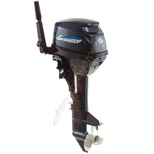 Лодочный мотор GLADIATOR G6FHS 6 л.с. двухтактный