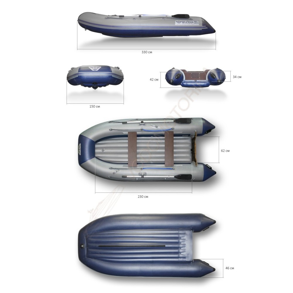 Надувная лодка Флагман 330U